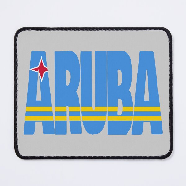 Item preview, Aruba flag stencil designed and sold by Kuni-Art.
