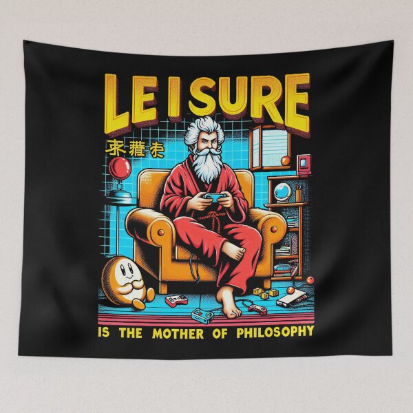 Item preview, Leisure is the mother of Philosophy designed and sold by RafaelLima7.