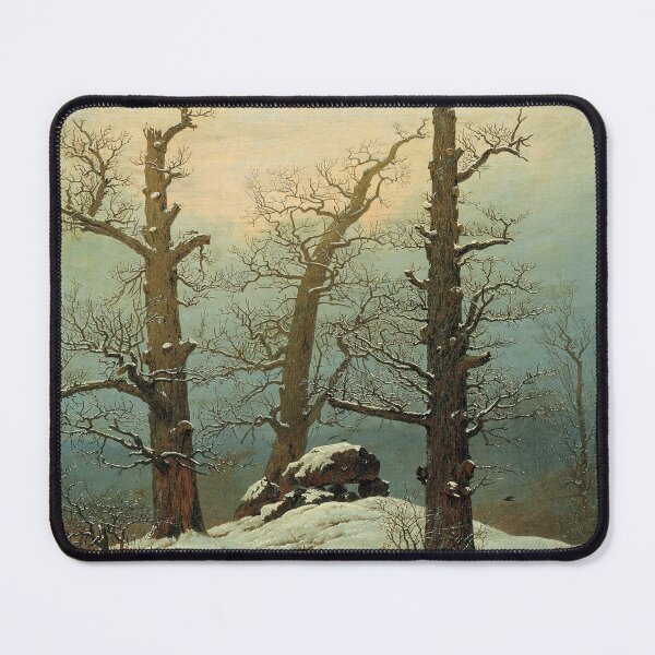 Item preview, Caspar David Friedrich, megalithic grave in the snow designed and sold by Mauswohn.