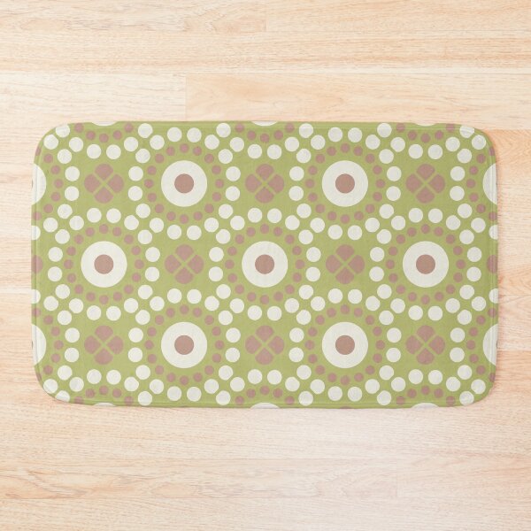 Item preview, Warm Neutrals Minimalist Dot Mandala Diamond Tile designed and sold by Triplicate Limited.