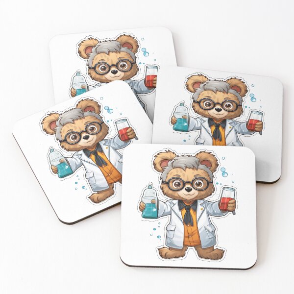 Item preview, Teddy Bear Scientist  designed and sold by ArtFromBeyond.
