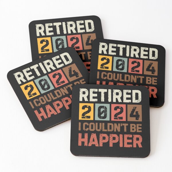 Item preview, Retired 2024 I Couldn't Be Happier Colorful Gift for Retired Men Women designed and sold by Kipcio.
