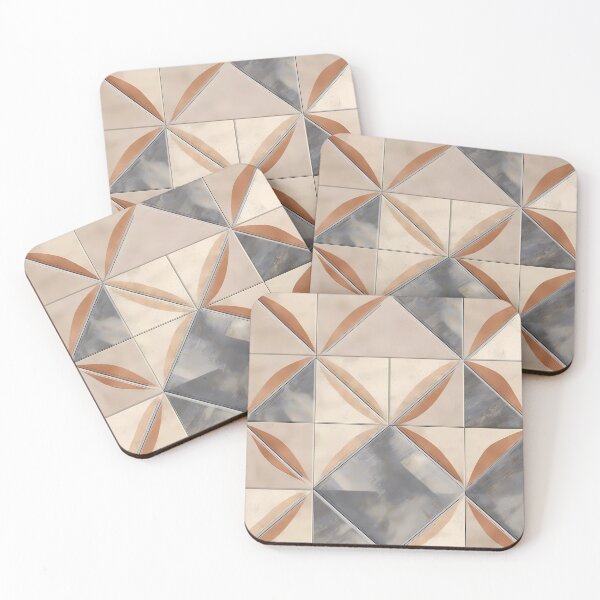 Item preview, Tile Art. Seamless Pattern. Beige & Gray & Brown. designed and sold by GiveMeMood.