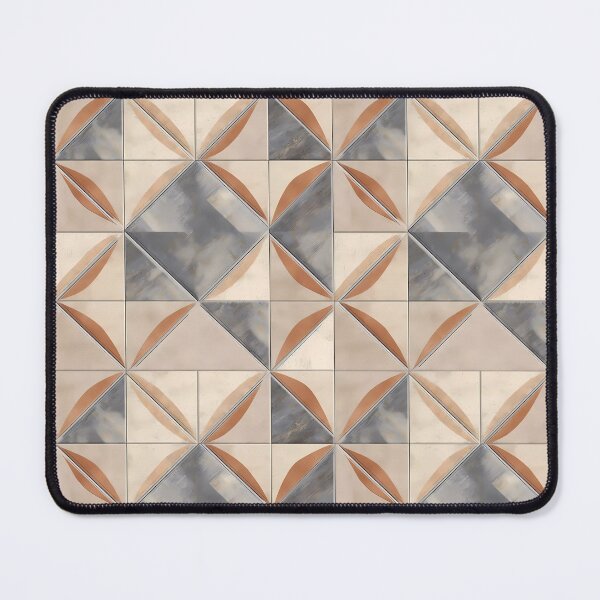 Item preview, Tile Art. Seamless Pattern. Beige & Gray & Brown. designed and sold by GiveMeMood.