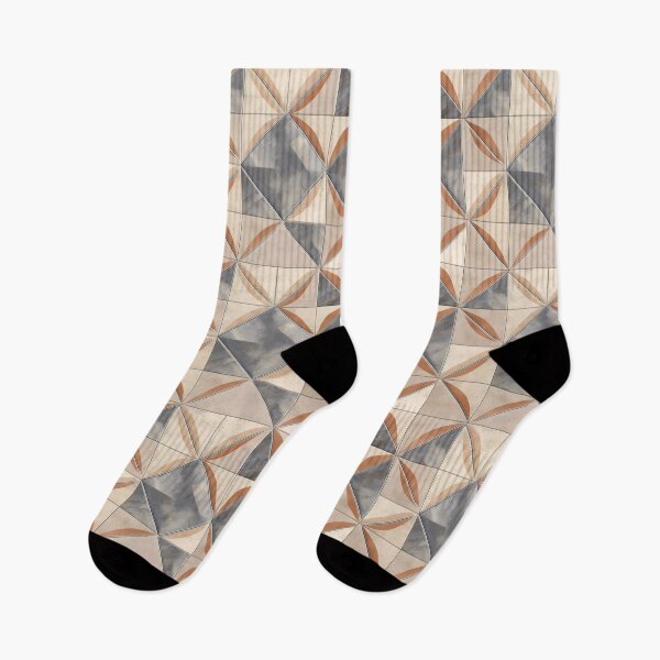 Item preview, Tile Art. Seamless Pattern. Beige & Gray & Brown. designed and sold by GiveMeMood.