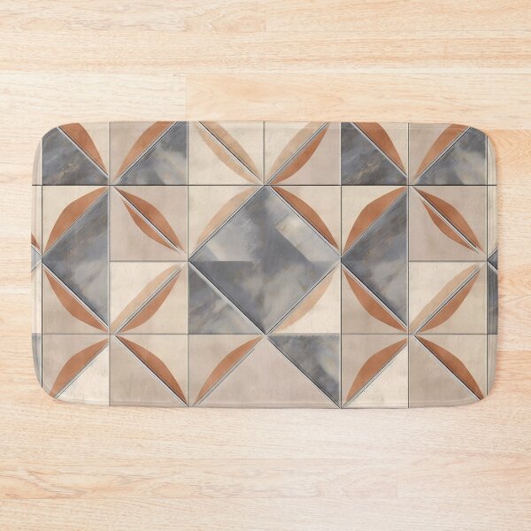 Item preview, Tile Art. Seamless Pattern. Beige & Gray & Brown. designed and sold by GiveMeMood.