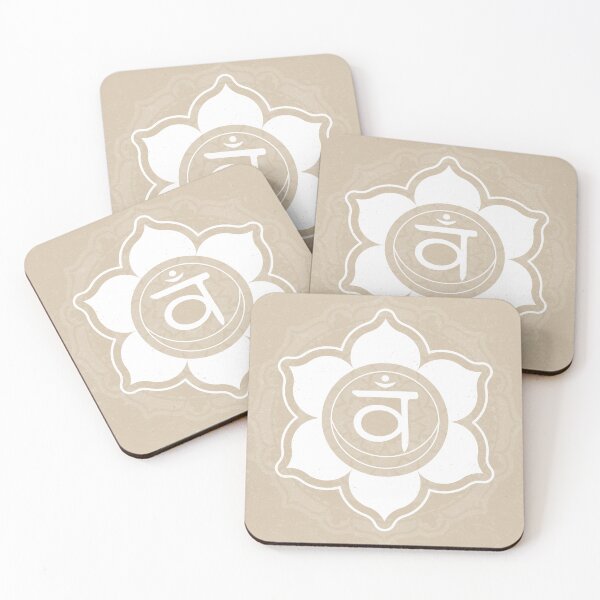 Item preview, Sacral Chakra Mandala - Dove + Snow designed and sold by Irene Estelle.