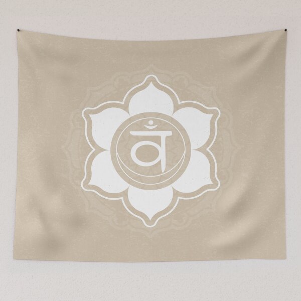 Item preview, Sacral Chakra Mandala - Dove + Snow designed and sold by Irene Estelle.