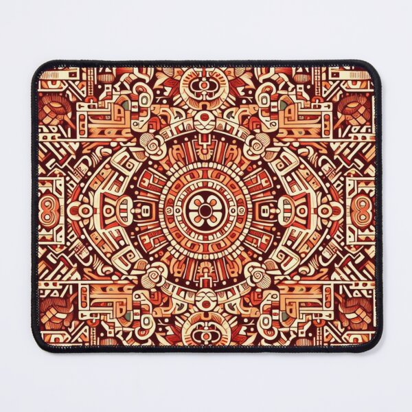 Item preview, Tiny Aztec Tapestry in Red Hues designed and sold by Rui Fernandes.