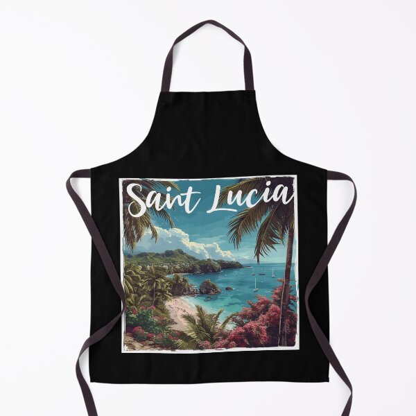 Item preview, Saint Lucia (White Lettering) designed and sold by VelvetRoom.