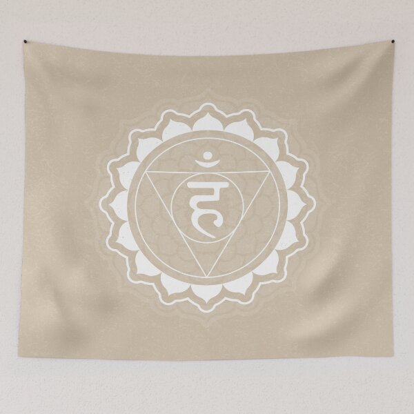 Item preview, Throat Chakra Mandala - Dove + Snow designed and sold by Irene Estelle.