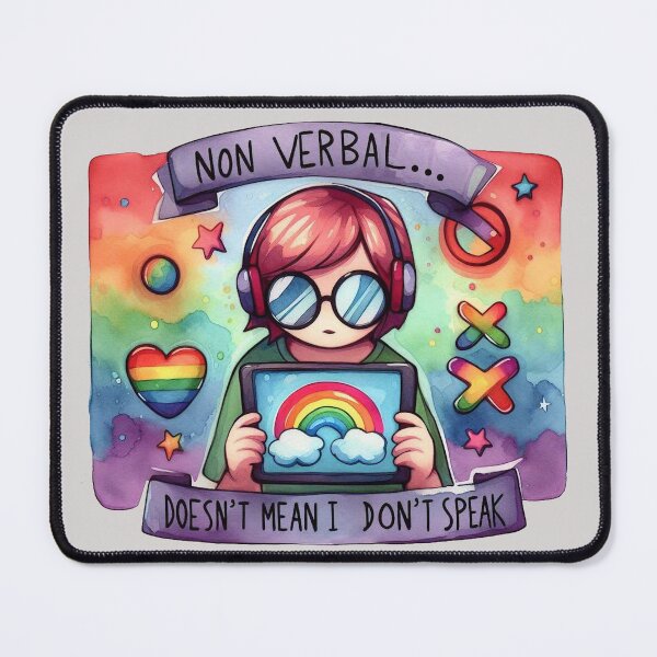 Item preview, Non verbal doesn't mean I don't speak designed and sold by Vkinsify.