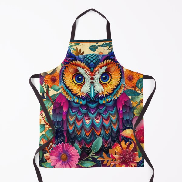 Item preview, flowers pop art deco coruja designed and sold by JOTAMIKE.