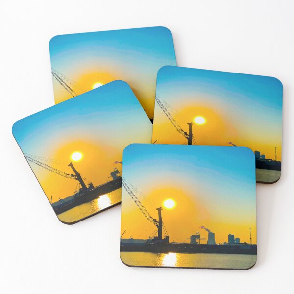 Item preview, The harbor at Frederikshavn Denmark at dawn designed and sold by Michael Brewer.