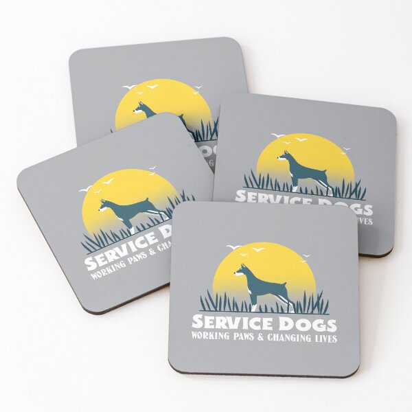 Item preview, Service Dogs, Working Paws & Changing Lives, dog designed and sold by BrindleandBale.