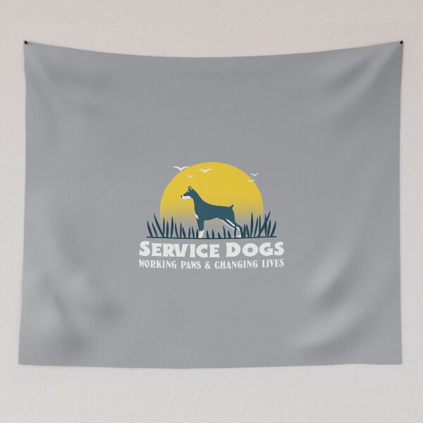 Item preview, Service Dogs, Working Paws & Changing Lives, dog designed and sold by BrindleandBale.