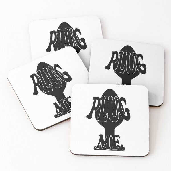 Item preview, Plug me! Black on white. designed and sold by TeaseMePleaseMe.