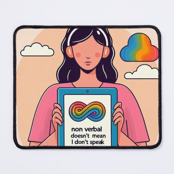 Item preview, Non verbal doesn't mean I don't speak designed and sold by Vkinsify.
