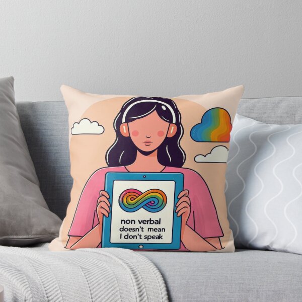 Item preview, Non verbal doesn't mean I don't speak designed and sold by Vkinsify.