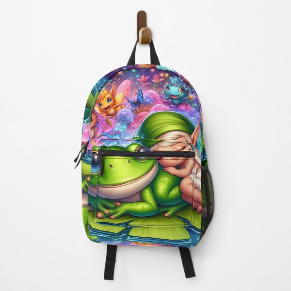 Item preview, Froggy Slumber: Elf's Dream designed and sold by AI-Only Creations.