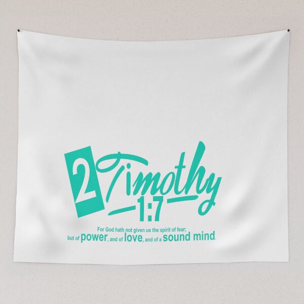 Item preview, Christian; Bible verse; 2 Timothy 1:7 designed and sold by denissmartin2020 ..