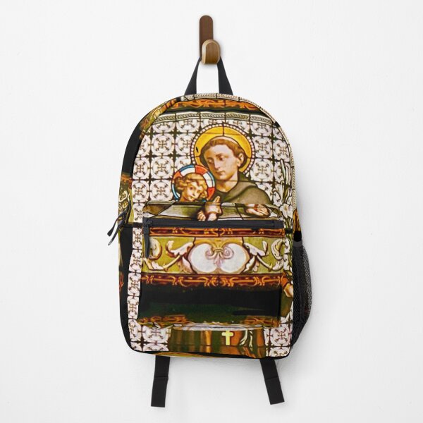 Item preview, Saint Anthony Stained Glass Window designed and sold by ricoflinn.