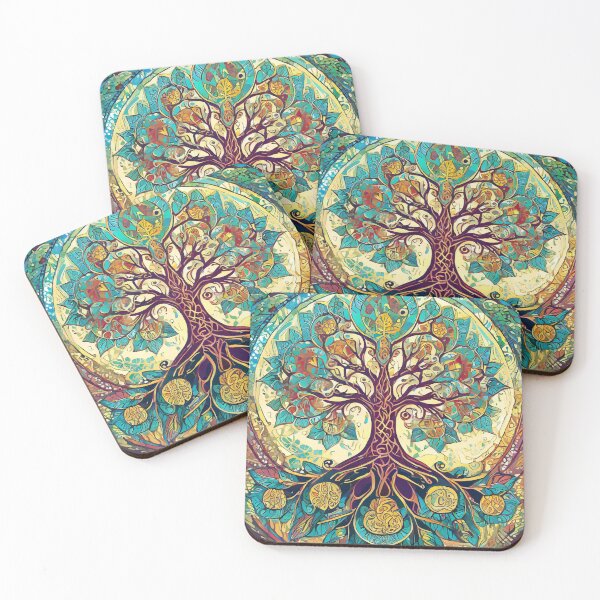 Item preview, Tree of Life Mandala 9 designed and sold by Mandalahijo.