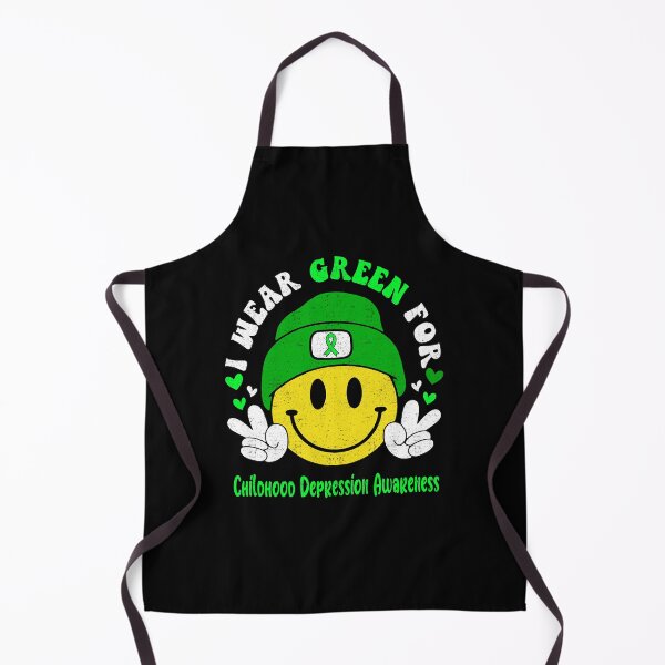 Item preview, I Wear Green For Childhood Depression Awareness, Childhood Depression Awareness Month designed and sold by KatMercerr.