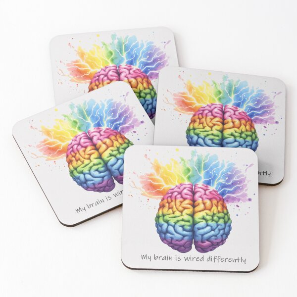 Item preview, My brain is wired differently  designed and sold by Vkinsify.