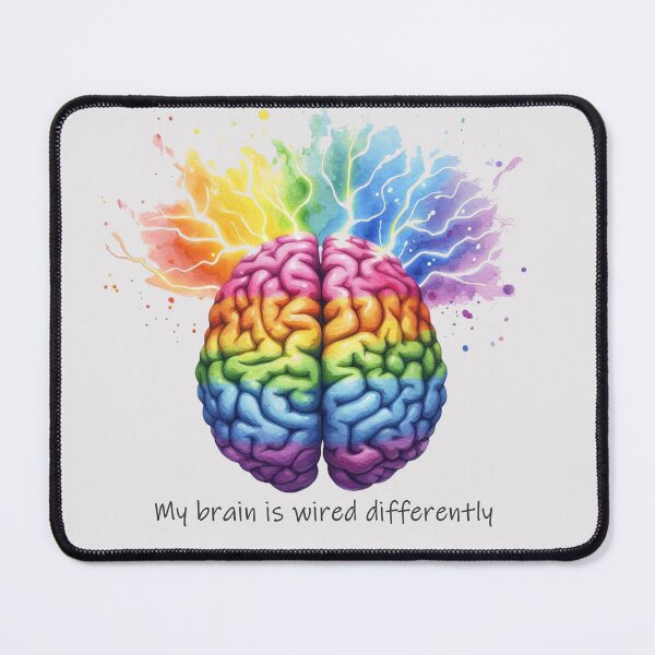 Item preview, My brain is wired differently  designed and sold by Vkinsify.