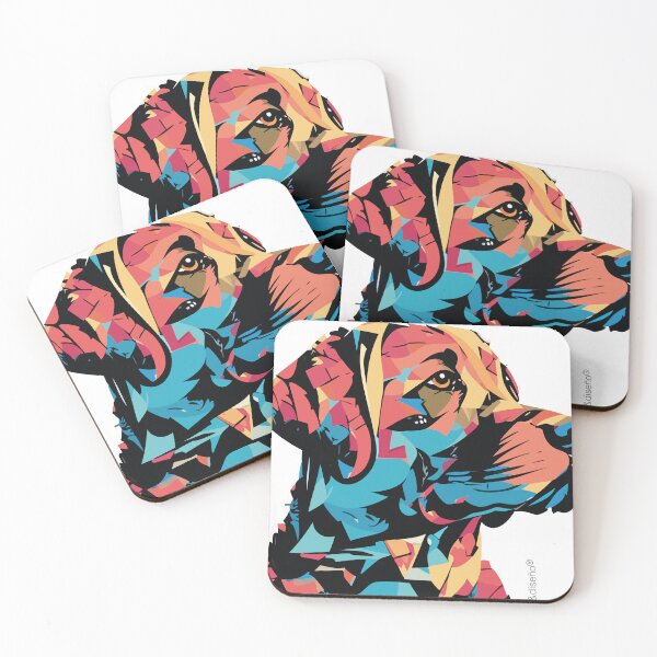 Item preview, colorful labrador designed and sold by xdiseno.