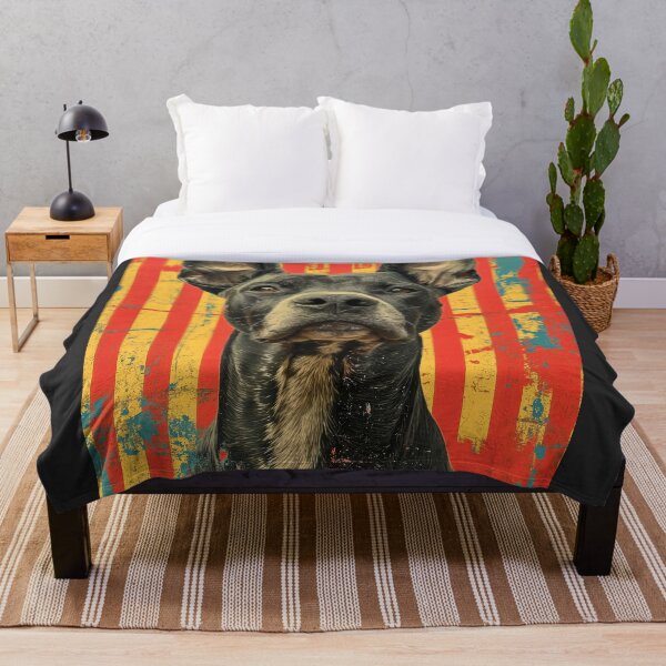 Item preview, Majestic Great Dane - Urban Canine Mural Print designed and sold by StudiodeBoer.