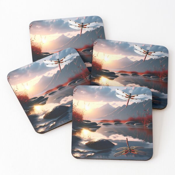 Item preview, Dragonflies at the Lake Edge designed and sold by Raging Woody Designs.