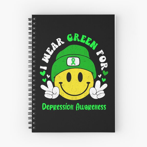 Item preview, I Wear Green For Depression Awareness, Depression Awareness Month designed and sold by KatMercerr.