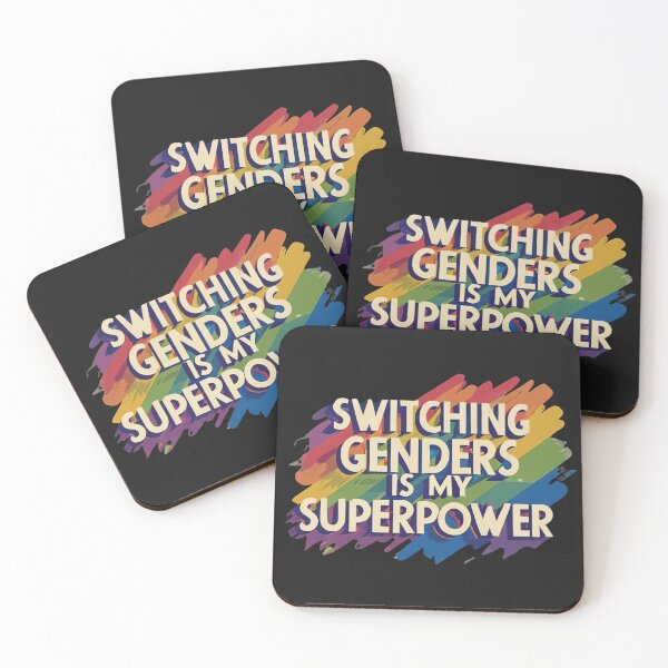 Item preview, Switching Genders Is My Superpower designed and sold by MillenniumDrip.