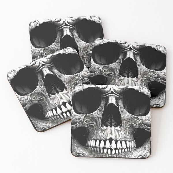 Item preview, cráneo ornamental designed and sold by MatrixTattoo.