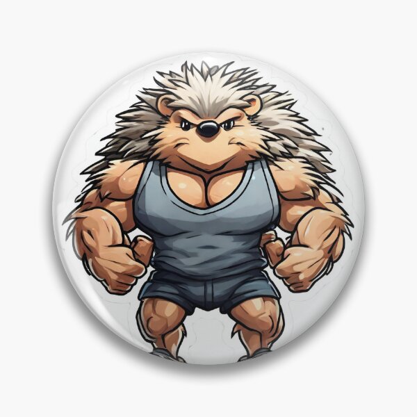 Item preview, Swole hedgehog designed and sold by 4estheticShop.