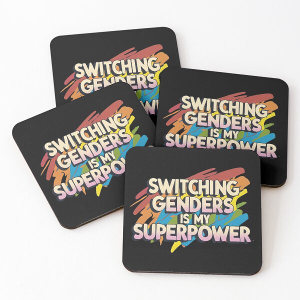 Item preview, Switching Genders Is My Superpower designed and sold by MillenniumDrip.