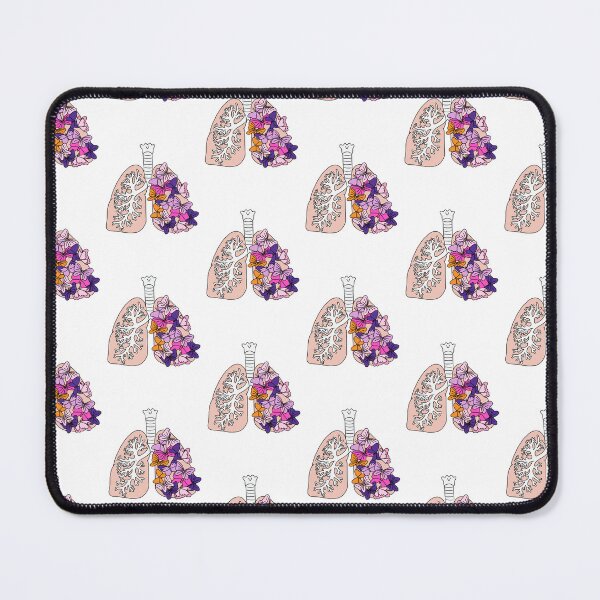 Item preview, Breathe easy pink & purple designed and sold by Doctor Michaela.