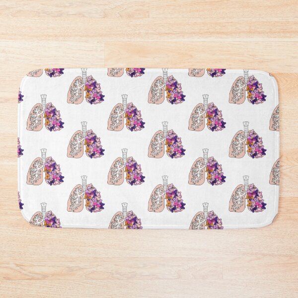 Item preview, Breathe easy pink & purple designed and sold by Doctor Michaela.