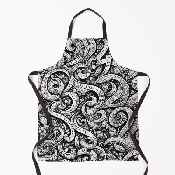 Item preview, Textured Numerical Symphony Fabric designed and sold by Rui Fernandes.
