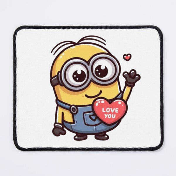 Item preview, Minion Saying I Love You designed and sold by SweetDoodleBug.