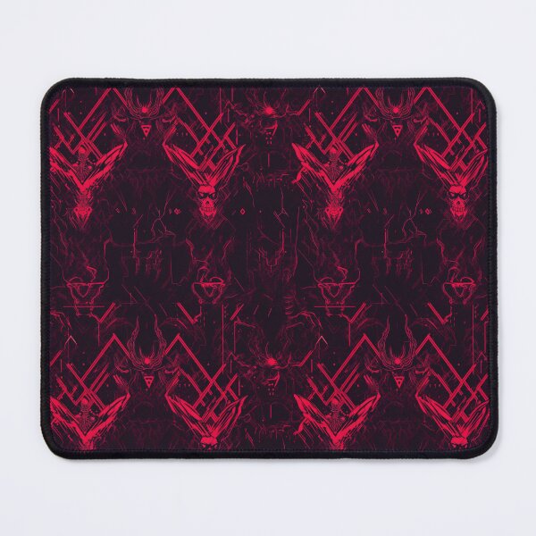 Item preview, Satanic synthwave cyberpunk pattern designed and sold by GlitchGrotesque.
