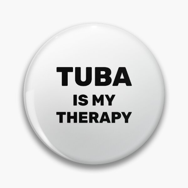Item preview, Tuba is my therapy - Tuba player designed and sold by Inspirationmotivation.