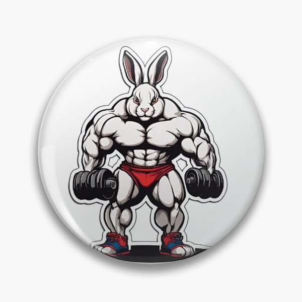 Item preview, Swole rabbit designed and sold by 4estheticShop.