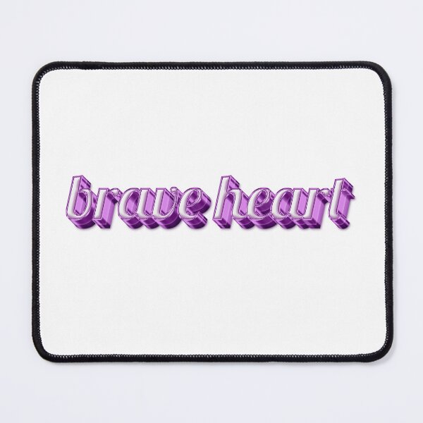 Item preview, ' brave heart ' Pink Text Effect: Expressive Terms of Affection | Nickname designed and sold by Digital Mindscape.