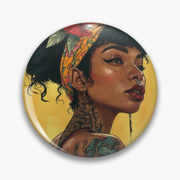 Item preview, Beautiful Exotic Woman in Bandanna  designed and sold by artlife709.