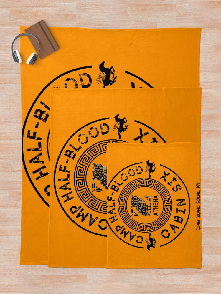 Alternate view of Cabin Six - Athena - Percy Jackson - Camp Half-Blood - Throw Blanket