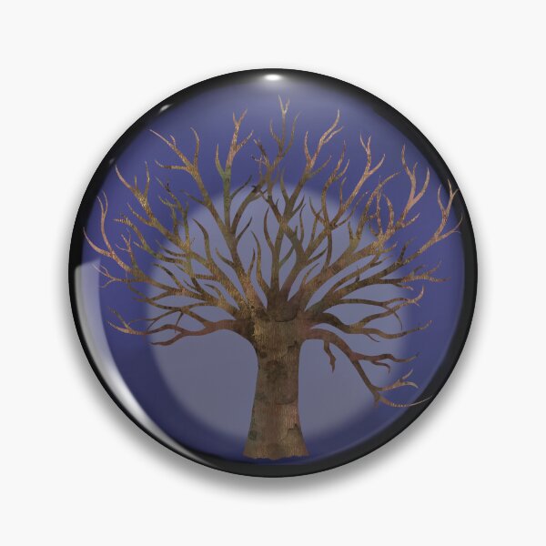 Item preview, Barren Winter Tree in Moonglow designed and sold by KathyLav.