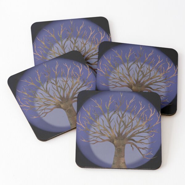 Item preview, Barren Winter Tree in Moonglow designed and sold by KathyLav.